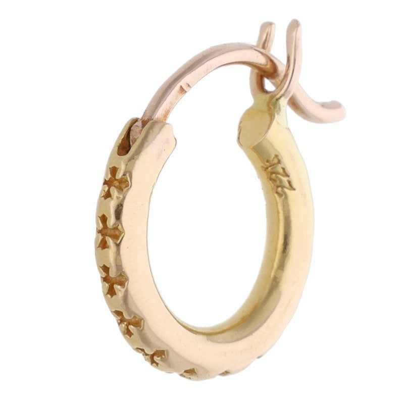 Chrome Hearts 22K ER TFL Gold Stud Earring Size ONE SIZE