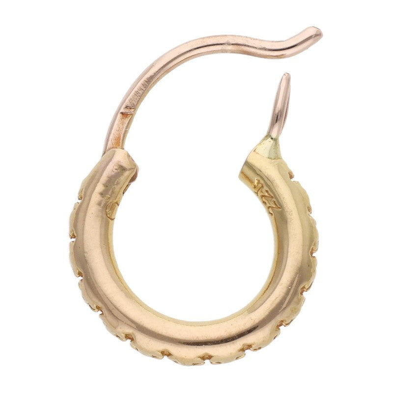 Chrome Hearts 22K ER TFL Gold Stud Earring Size ONE SIZE