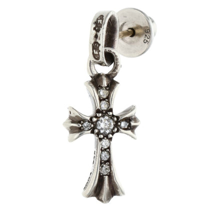 Chrome Hearts Baby Fat PAVE Silver Earring Size ONE SIZE