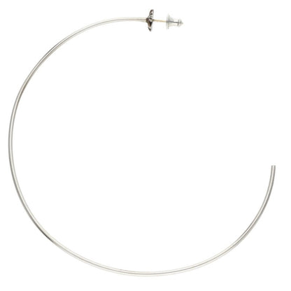 Chrome Hearts CH Plus Hoop 925 Silver Earring Size ONE SIZE