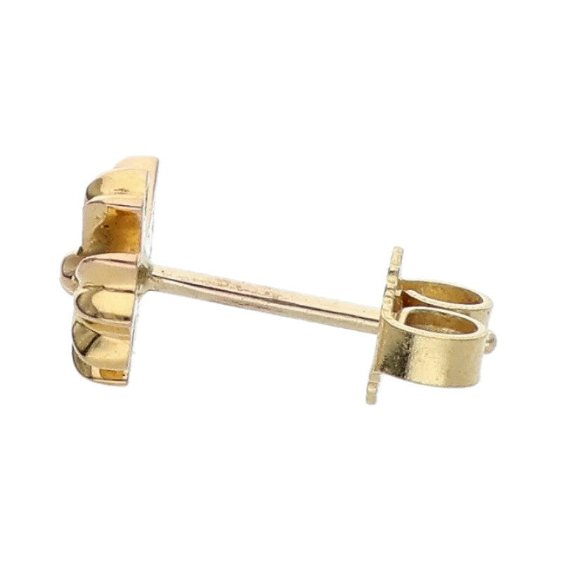 Chrome Hearts 22K CH Cross Fat Gold Earring Size ONE SIZE