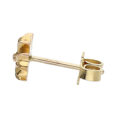 Chrome Hearts 22K CH Cross Fat Gold Earring Size ONE SIZE