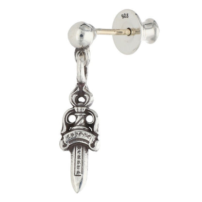Chrome Hearts Stack Dagger Drop Silver Earring Size ONE SIZE