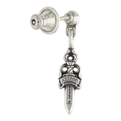 Chrome Hearts Stack Dagger Drop Silver Earring Size ONE SIZE