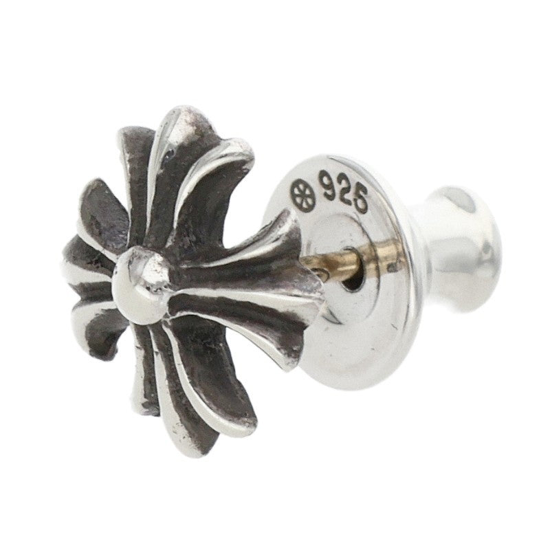 Chrome Hearts No2 CH Plus Stud Silver Earring Size ONE SIZE