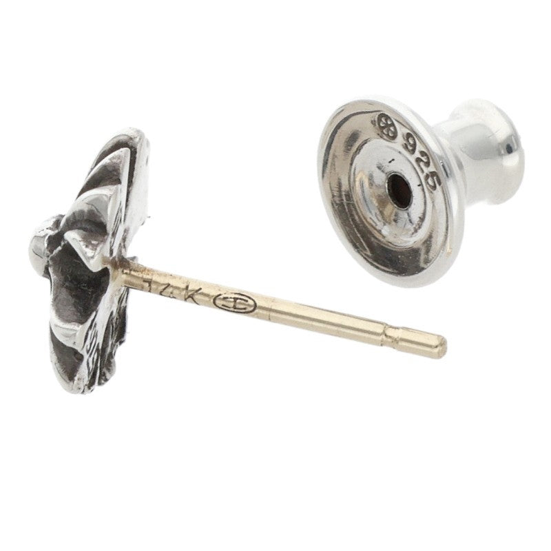 Chrome Hearts No2 CH Plus Stud Silver Earring Size ONE SIZE