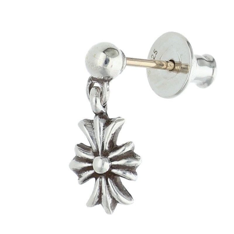 Chrome Hearts Tiny E CH Plus Silver Earring Size ONE SIZE