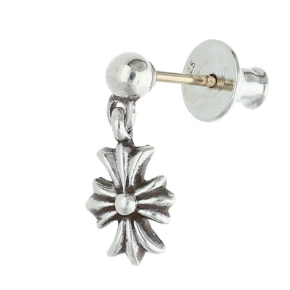 Chrome Hearts Tiny E CH Plus Silver Earring Size ONE SIZE