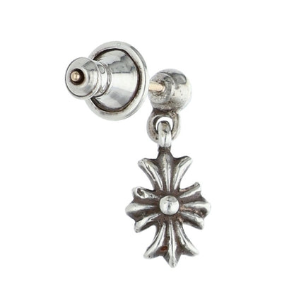 Chrome Hearts Tiny E CH Plus Silver Earring Size ONE SIZE