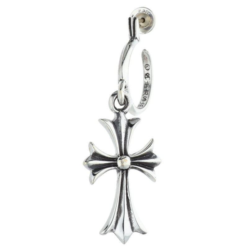 Chrome Hearts Tiny CH Cross Silver Earring Size ONE SIZE
