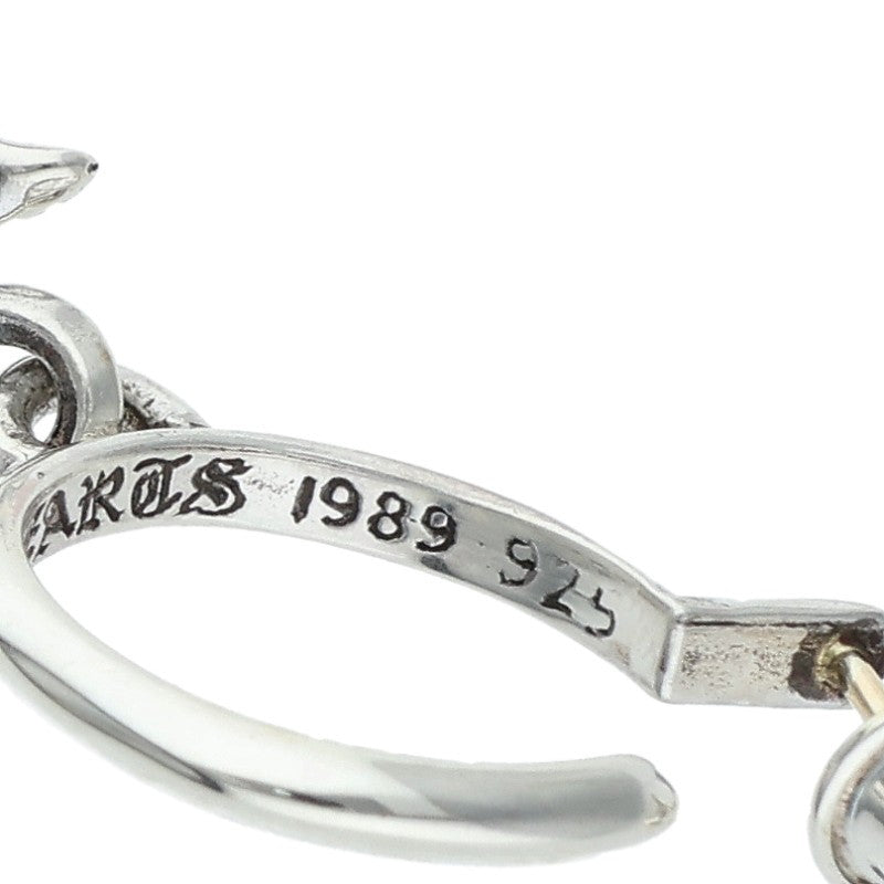 Chrome Hearts Tiny CH Cross Silver Earring Size ONE SIZE