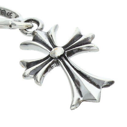 Chrome Hearts Tiny CH Cross Silver Earring Size ONE SIZE