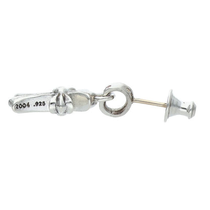 Chrome Hearts Baby Fat Drop Silver Earring Size ONE SIZE