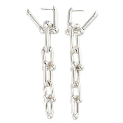 TIFFANY&Co. HardWear Graduated Silver Earrings Size ONE SIZE