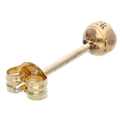 Chrome Hearts 22K Mini Cross Ball Stud Earring Size ONE SIZE