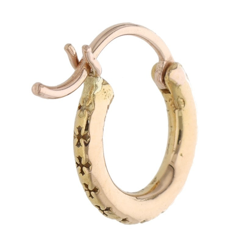 Chrome Hearts 22K ER TFL Gold Earring Size ONE SIZE