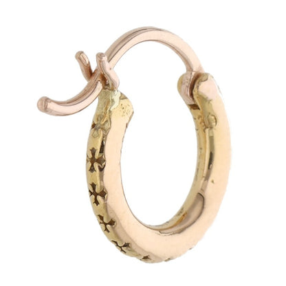Chrome Hearts 22K ER TFL Gold Earring Size ONE SIZE