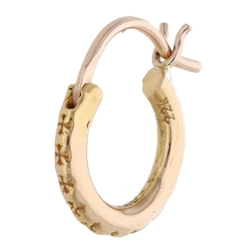 Chrome Hearts 22K ER TFL Gold Earring Size ONE SIZE Yellow