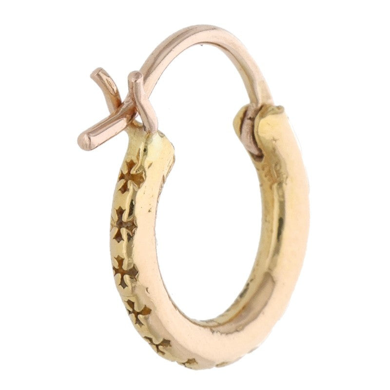 Chrome Hearts 22K ER TFL Gold Earring Size ONE SIZE Yellow