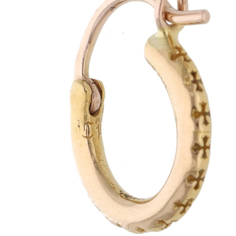 Chrome Hearts 22K ER TFL Gold Earring Size ONE SIZE Yellow