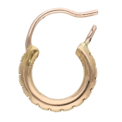 Chrome Hearts 22K ER TFL Gold Earring Size ONE SIZE Yellow