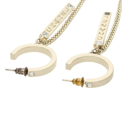 CHANEL P20C CC Mark Rhinestone Earrings Size ONE SIZE