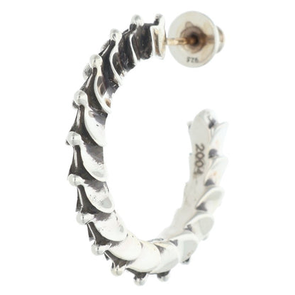 Chrome Hearts Crosstail Hoop Silver Earring Size ONE SIZE