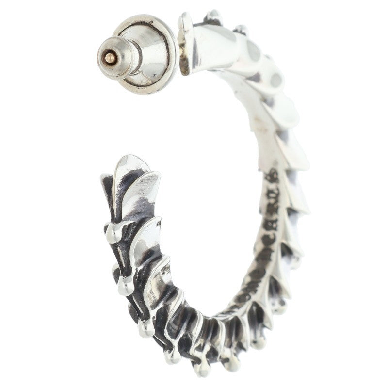 Chrome Hearts Crosstail Hoop Silver Earring Size ONE SIZE