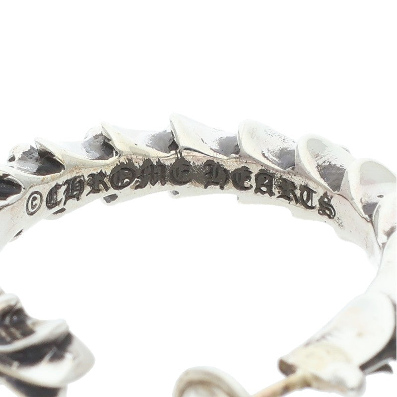 Chrome Hearts Crosstail Hoop Silver Earring Size ONE SIZE