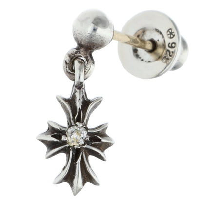 Chrome Hearts Tiny E CH Plus 1 Diamond Earring Size Multi