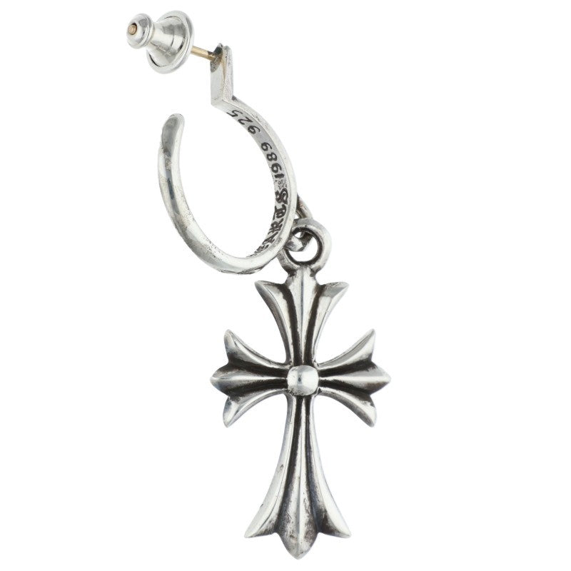 Chrome Hearts Tiny CH Cross Hoop Earring Size ONE SIZE
