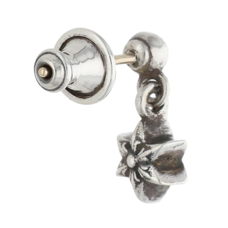 Chrome Hearts Tiny Star Drop Silver Earring Size ONE SIZE