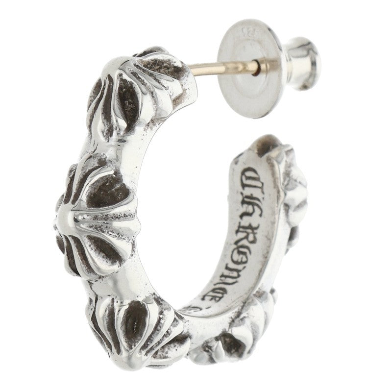 Chrome Hearts Small Cross Band Hoop Earring Size ONE SIZE