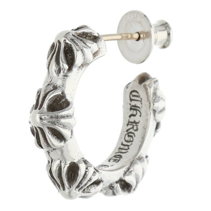 Chrome Hearts Small Cross Band Hoop Earring Size ONE SIZE
