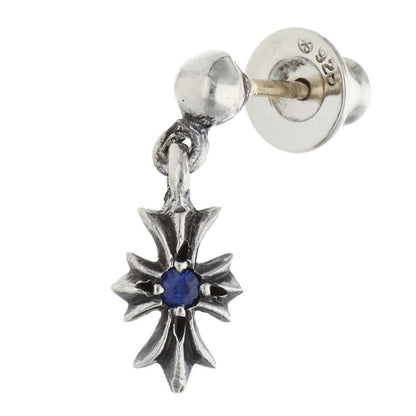 Chrome Hearts Tiny E CH Plus Sapphire Earring Size ONE SIZE