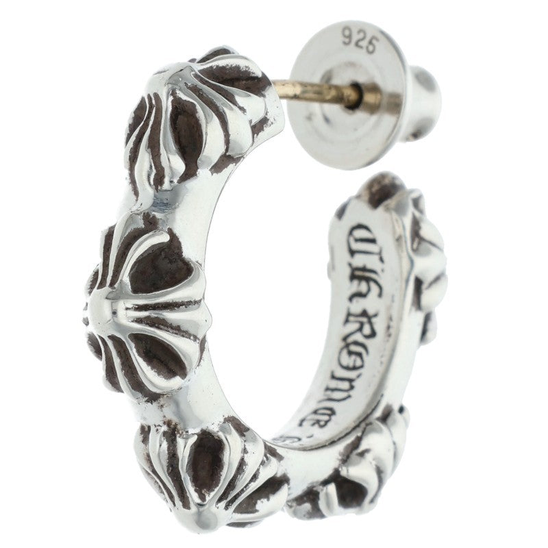 Chrome Hearts Small Cross Band Silver Earring Size ONE SIZE