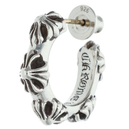 Chrome Hearts Small Cross Band Silver Earring Size ONE SIZE
