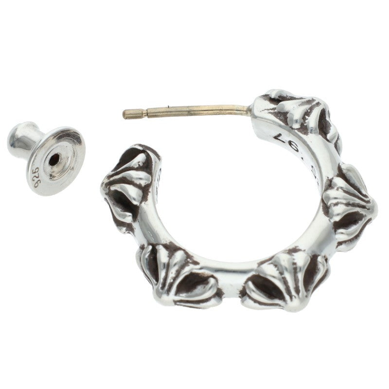 Chrome Hearts Small Cross Band Silver Earring Size ONE SIZE