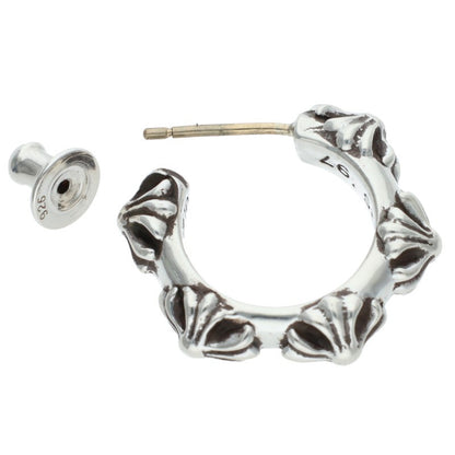 Chrome Hearts Small Cross Band Silver Earring Size ONE SIZE