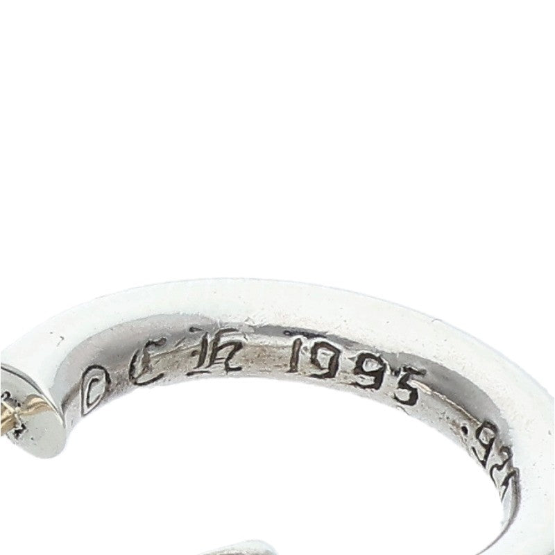 Chrome Hearts Plain Hoop Silver Earring Size ONE SIZE