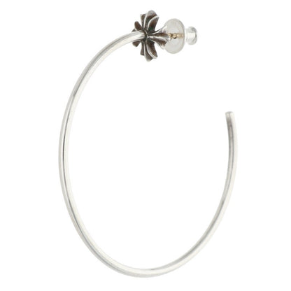 Chrome Hearts CH Plus Hoop Silver Earring Size ONE SIZE
