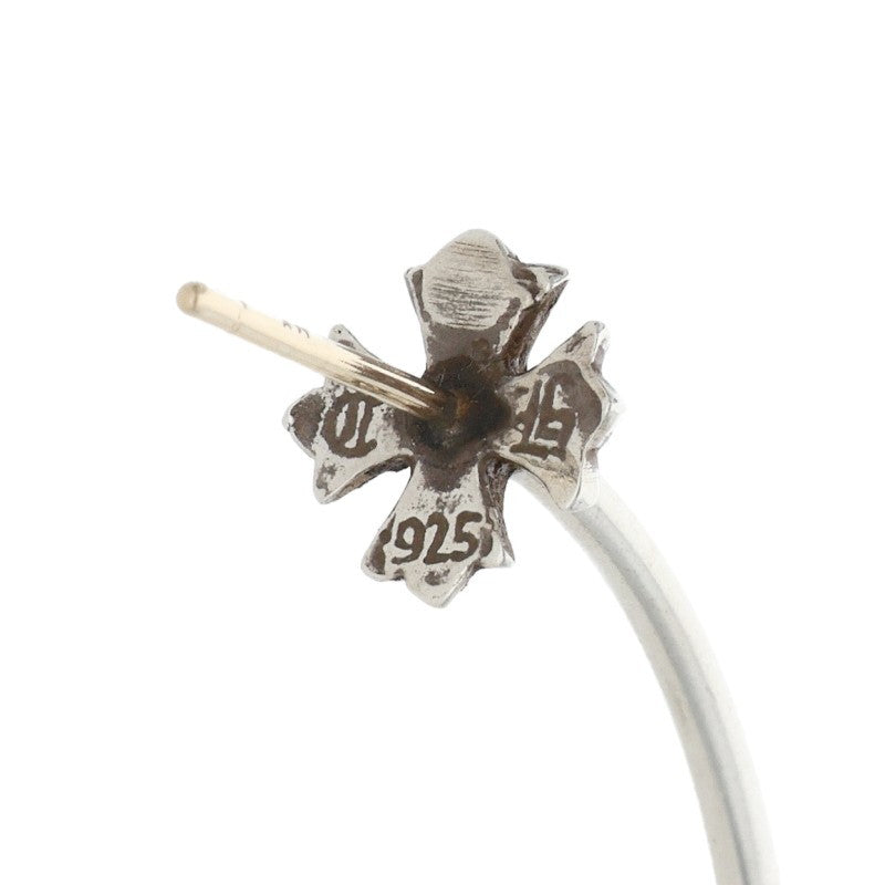 Chrome Hearts CH Plus Hoop Silver Earring Size ONE SIZE