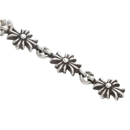 Chrome Hearts Tiny E CH Plus 3 Silver Earring Size ONE SIZE