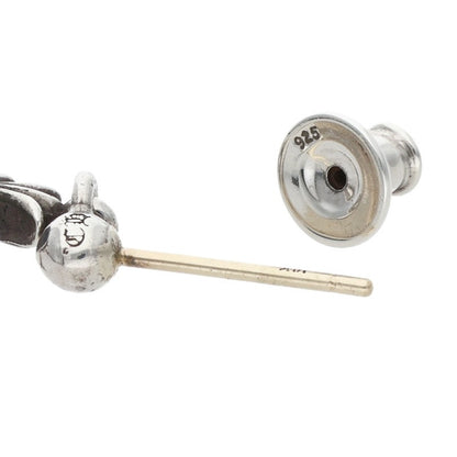 Chrome Hearts Tiny E CH Plus 3 Silver Earring Size ONE SIZE