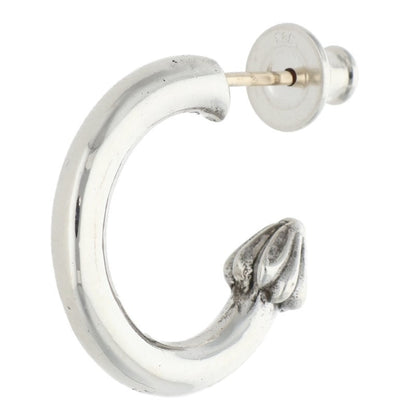 Chrome Hearts Plain Hoop Silver Earring Size ONE SIZE