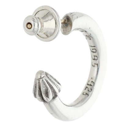 Chrome Hearts Plain Hoop Silver Earring Size ONE SIZE