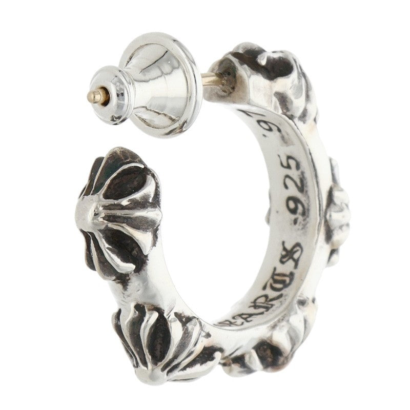 Chrome Hearts SML Crossband Silver Earring Size ONE SIZE
