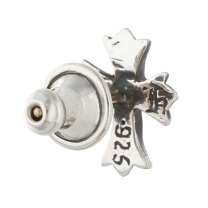 Chrome Hearts No2 CH Cross Stud Silver Earring Size ONE SIZE