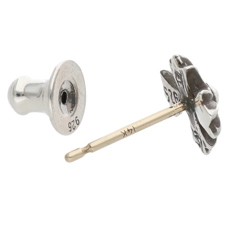 Chrome Hearts No2 CH Cross Stud Silver Earring Size ONE SIZE