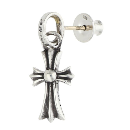 Chrome Hearts Baby Fat Drop Silver Earring Size ONE SIZE